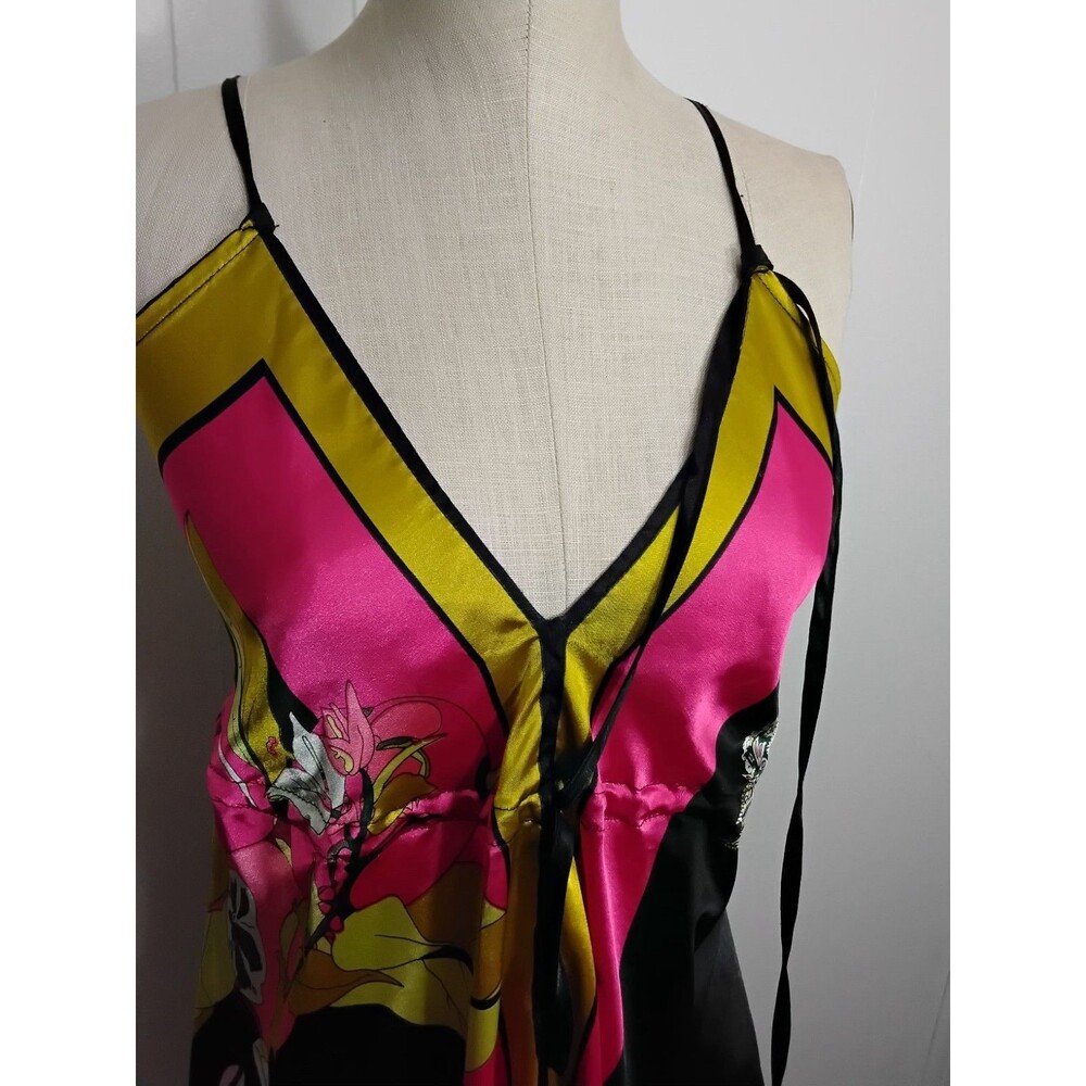 123 Coachella Paisley Festival Y2K Fairy Strapless Handkerchief Hem Dress One Si - Picture 8 of 8